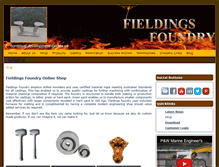 Tablet Screenshot of fieldingsfoundry.com.au